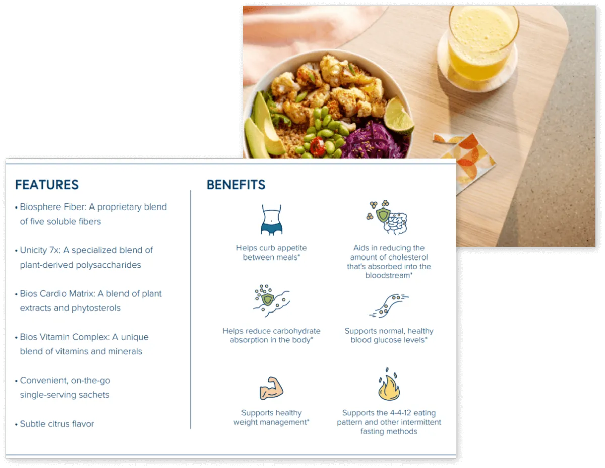 Unicity Balance features and benefits